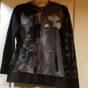 Desigual hoodie. Size large. Art piece!